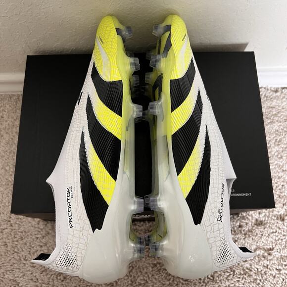 Adidas Predator Elite Laceless FG Soccer Cleats Radiant Blaze Sz 10.5 JI1075 New main image 4